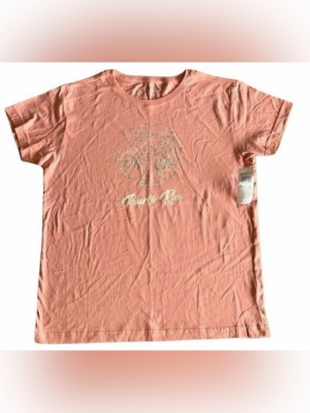 Roxy Girls Coral Pink Graphic Tee